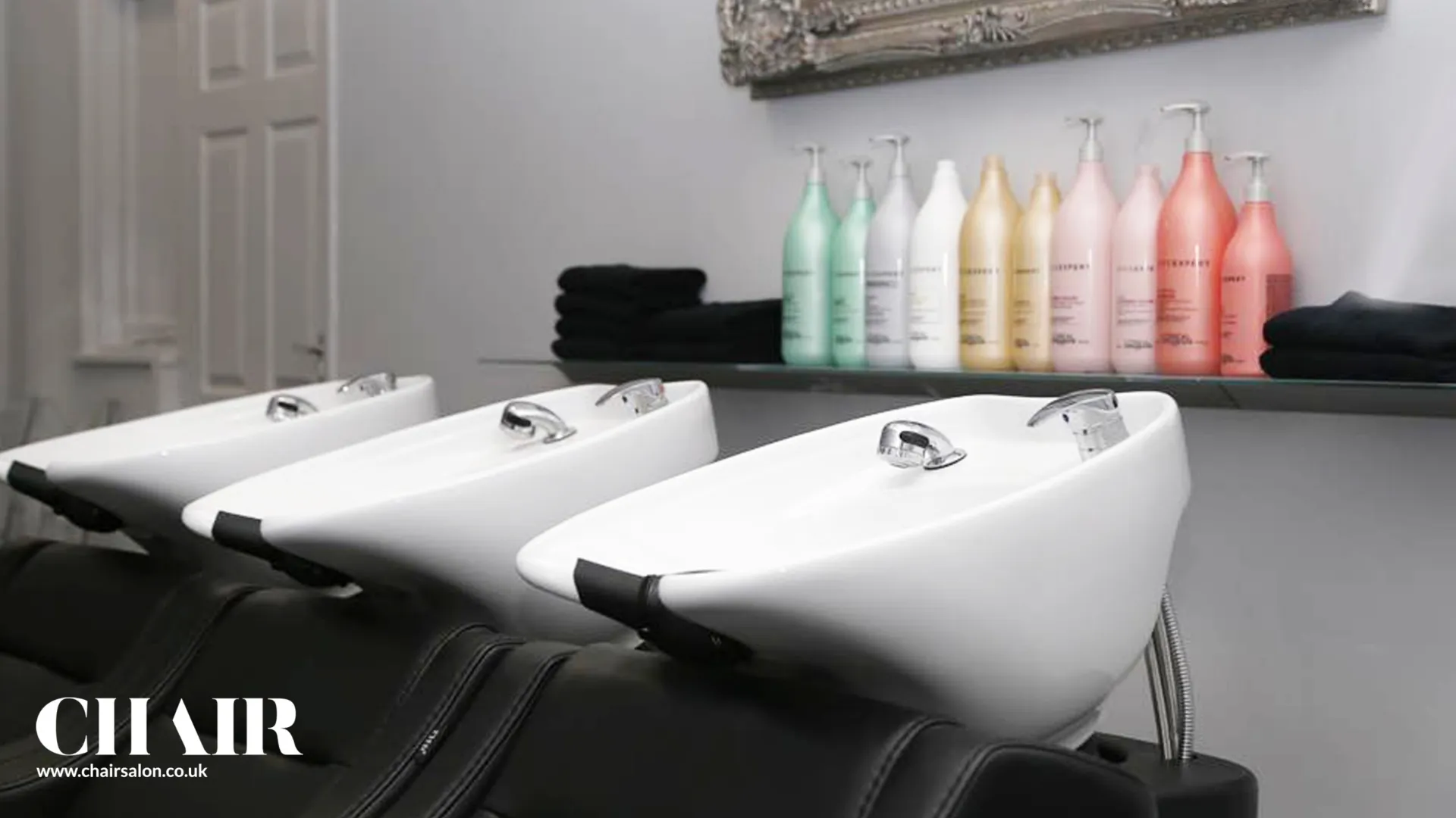 The backwash area at CHAIR Hair Salon in Wylde Green