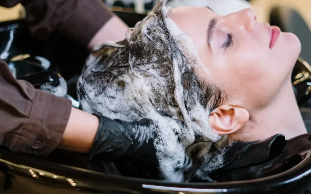 A relaxing hair wash at the CHAIR backwash