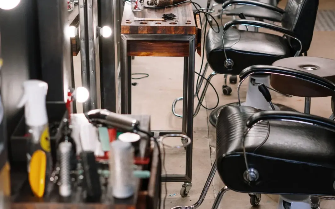 A styling chair and mirror at CHAIR