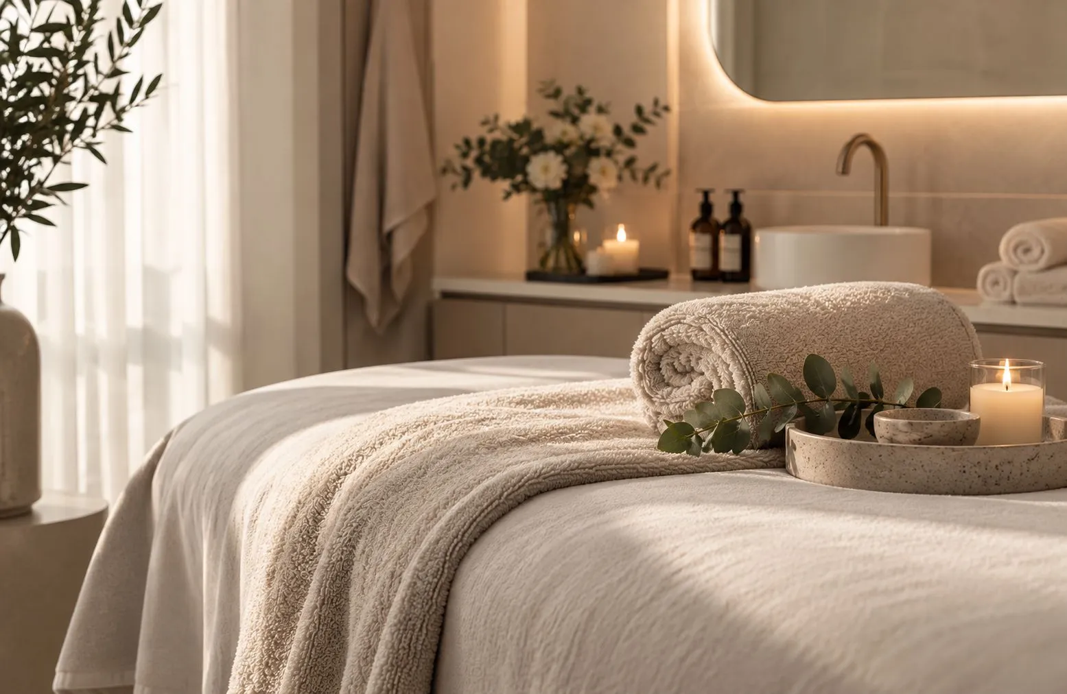 The calm treatment room at CHAIR Hair Salon, Wylde Green